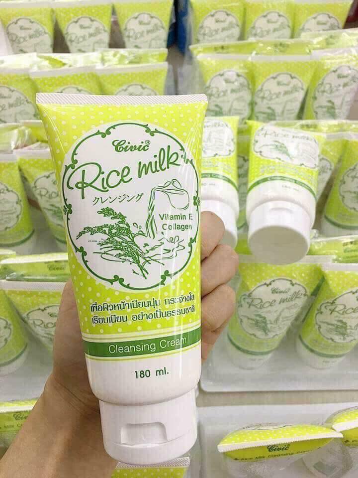 Sữa Rửa Mặt Gạo CIVIC Rice Milk 180ml THÁI LAN