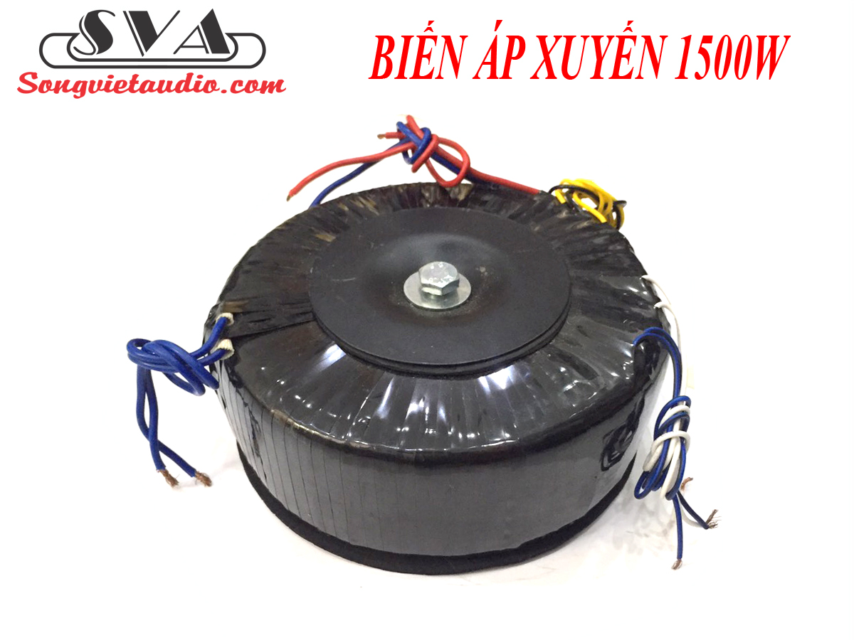 Biến áp xuyến 1500w 60v dây quấn đồng
