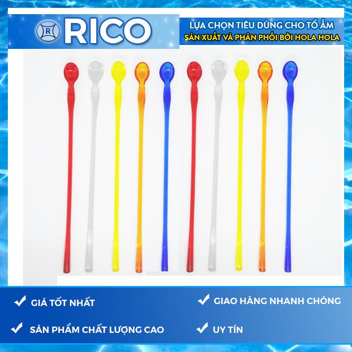 Bộ 10 muỗng khuấy cà phê cocktail Rico 26 cm