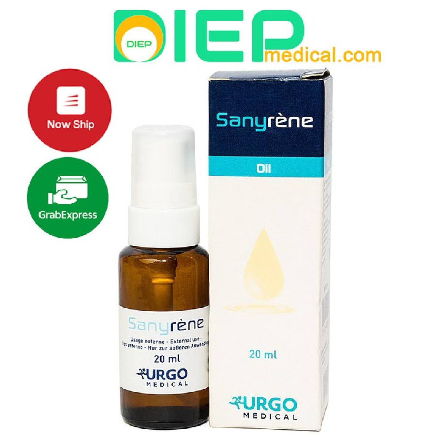 Sanyrene 20ml 1 chai - chai xịt chống loét, chống hăm tả