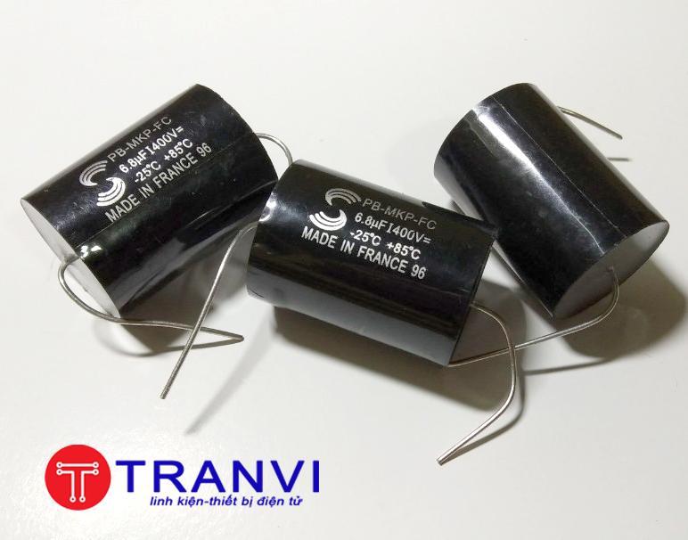 TỤ PHÂN TẦN LOA 6,8MF 400V-BỘ 2 CÁI