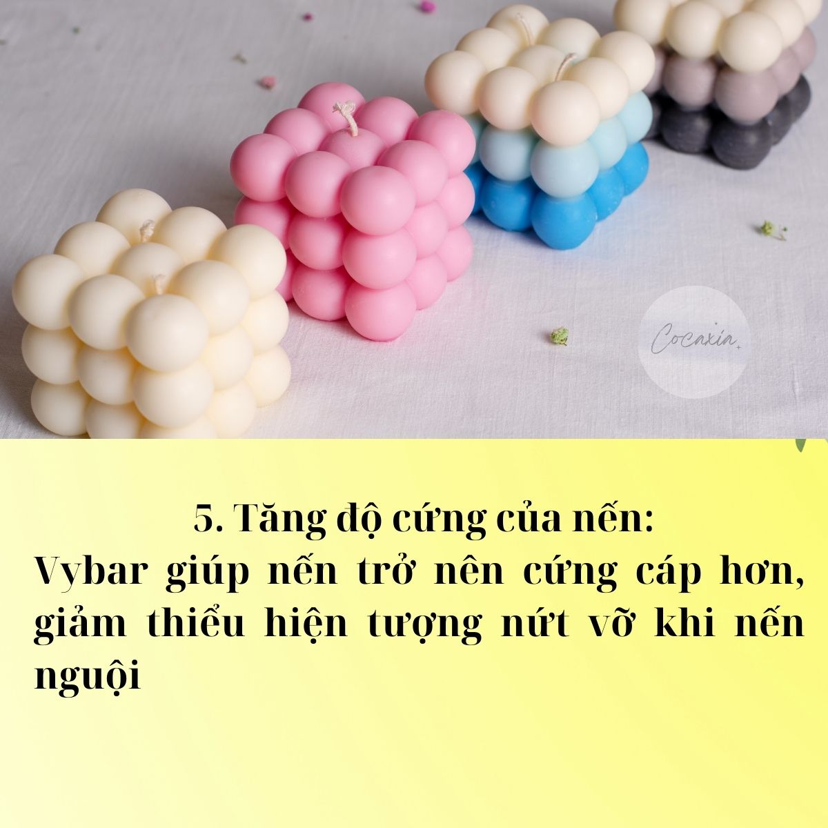 Additive candle making additive vybar