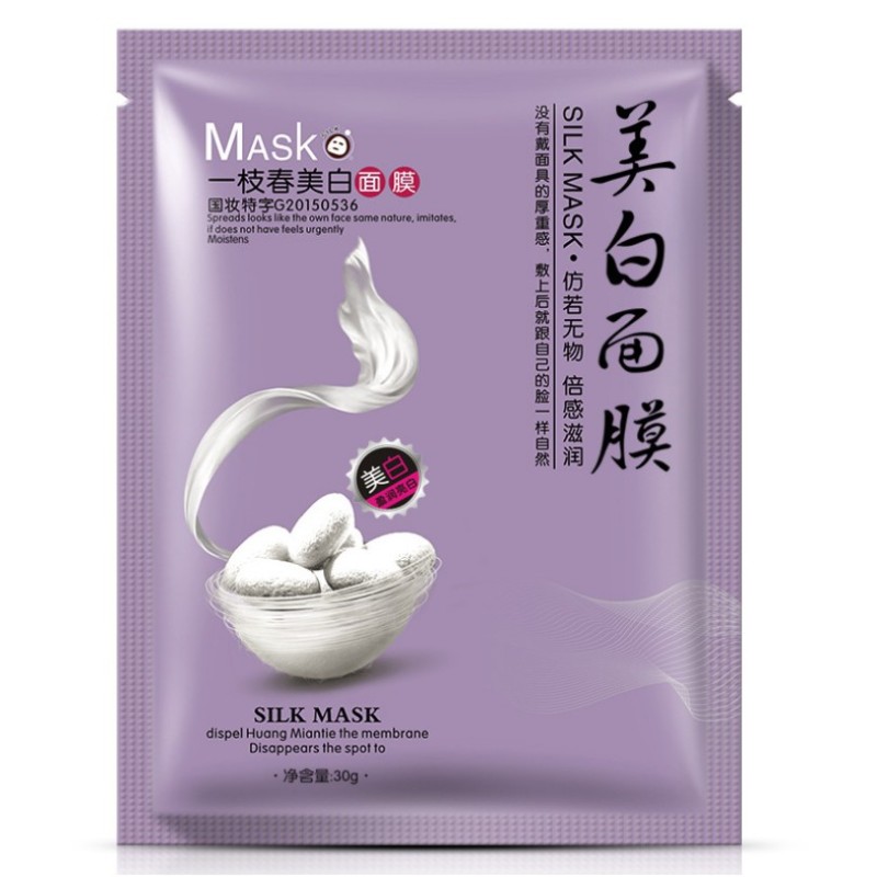 Combo 10 Mặt Nạ Giấy Dưỡng Da Mụn Cấp Ẩm Thải Độc Tơ Tằm ONE SPRING SILK MASK - MN.OS nhập khẩu