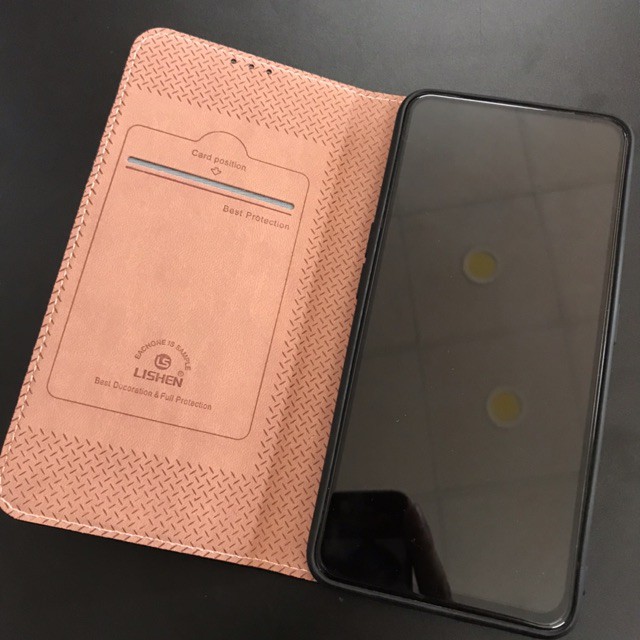 Bao Da Lishen Cho Iphone X/Xs Max Có Ngăn Cài Thẻ