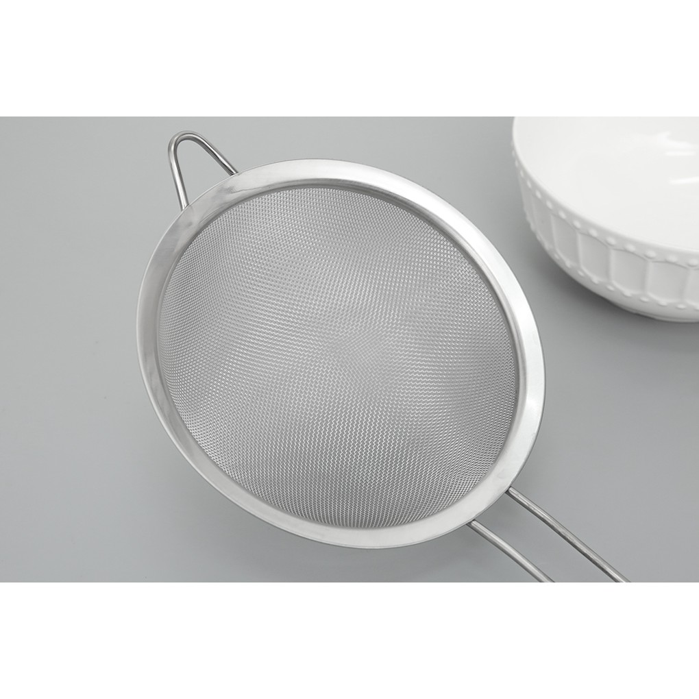 RÂY LỌC CHÁO THỨC ĂN INOX SIZE 8CM 10CM 12CM