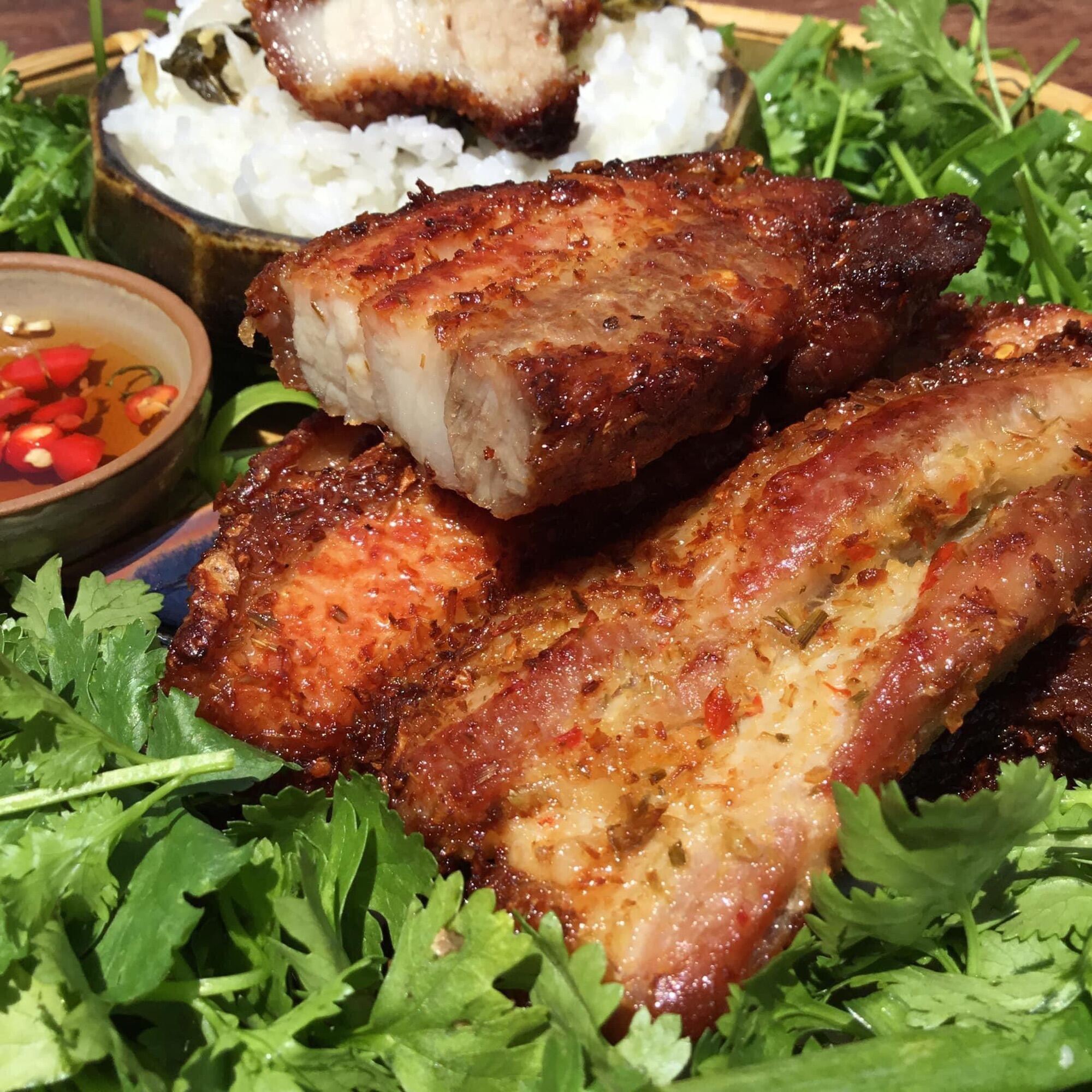 Ba rọi ướp xả ớt 1 nắng 500gr