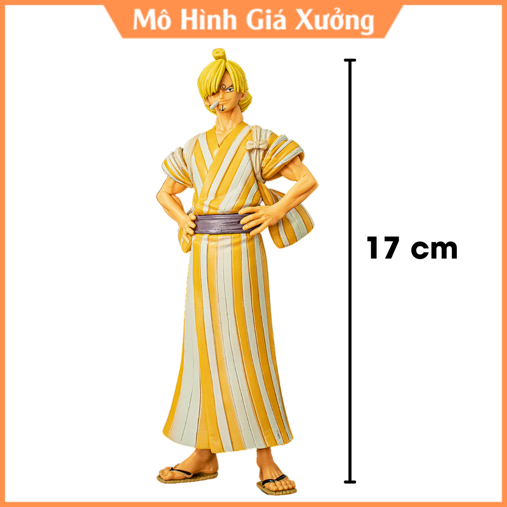 [Hoàn Tiền 10%]Mô Hình Vinsmoke Sanji ở Vương quốc Wano Cao 18cm -Tượng Figure One Piece