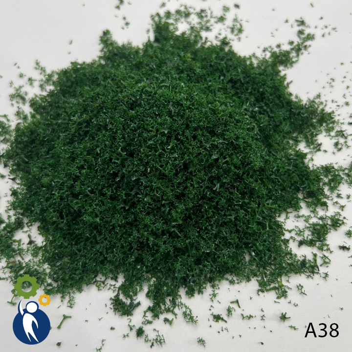 Gói 100g Bột Cây Xanh Rêu Loại 2 A38, bột xốp làm mô hình trang trí sa bàn tiểu cảnh