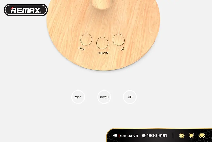 Quạt vân gỗ Remax Life FN17 - Wood grain