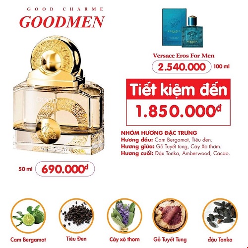 Nước hoa nam Good Men - LỊCH LÃM, SANG TRỌNG (25ML)