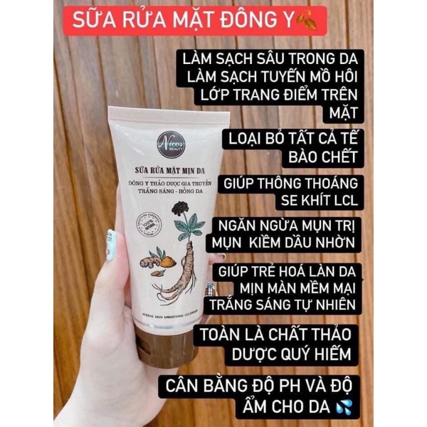 sửa rửa mặt nicos hàng 9 hãng 100%