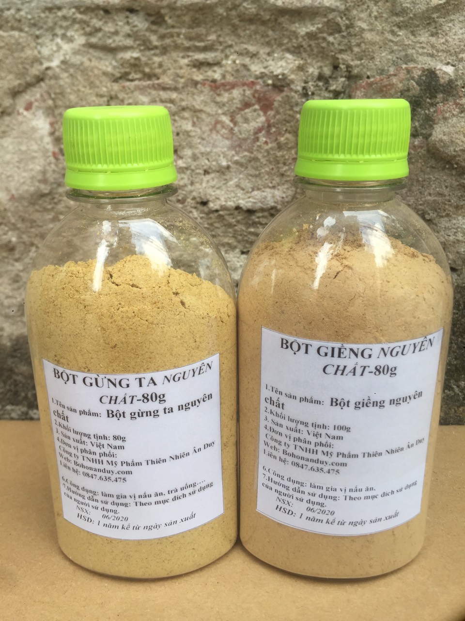 Bột GỪNG TA nguyên chất 500g