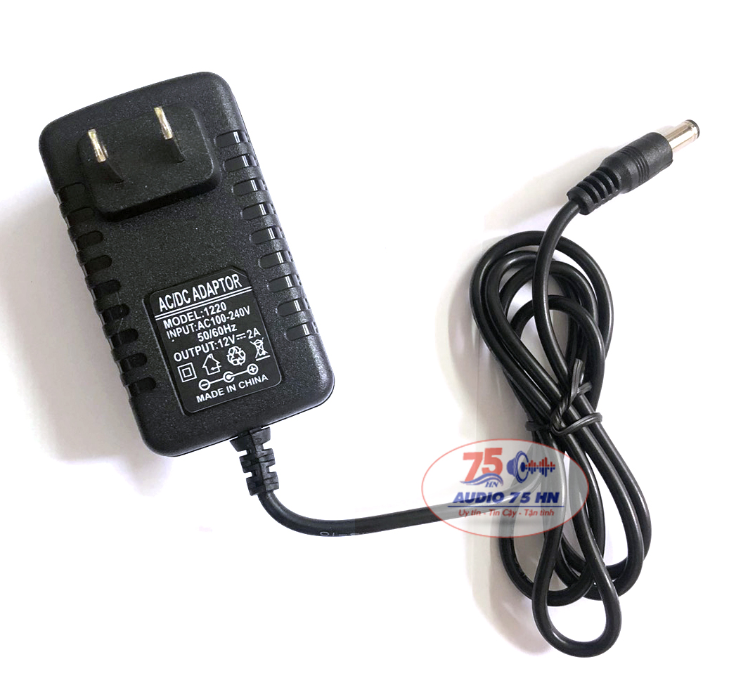 Sạc nguồn adapter 12V- 2A chân thường