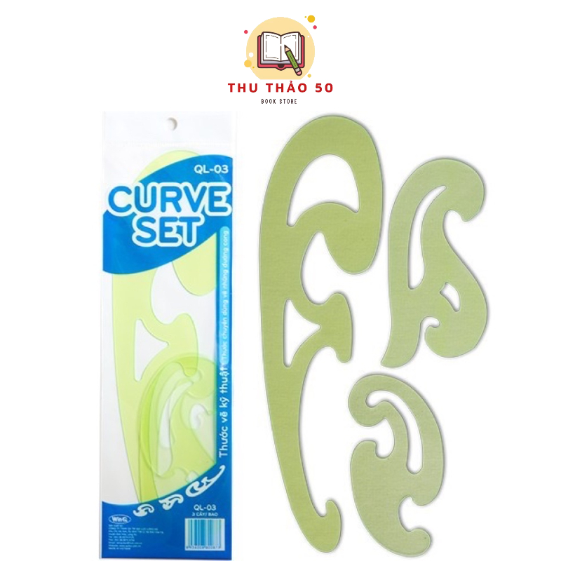 Thước vẽ đường cong, parabol, cắt rập winq ql-03.