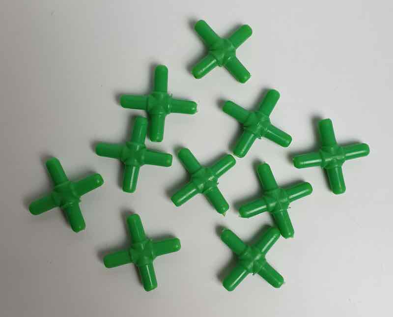 Van nối oxy ngã 4 vàng chữ thập - 3 cái - HÀNG CÔNG TY