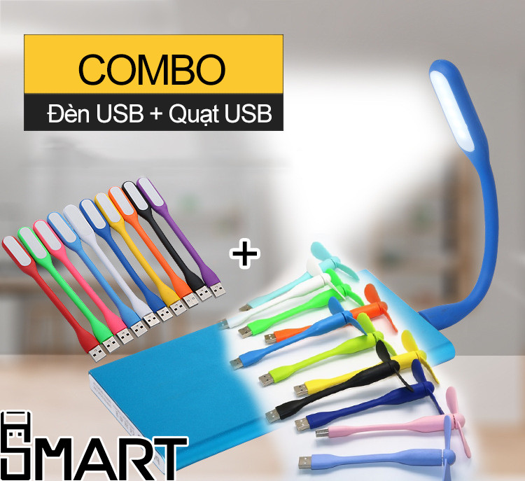 Đèn USB  mini có thể sử dụng bằng Laptop, sạc dự phòng, sạc điện thoại bảo hành 1 đổi 1-  DQ