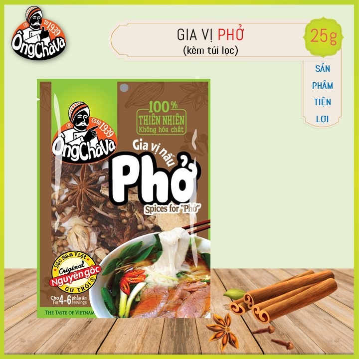 Gia vị nấu phở Ông Chà Và (25g/ gói)