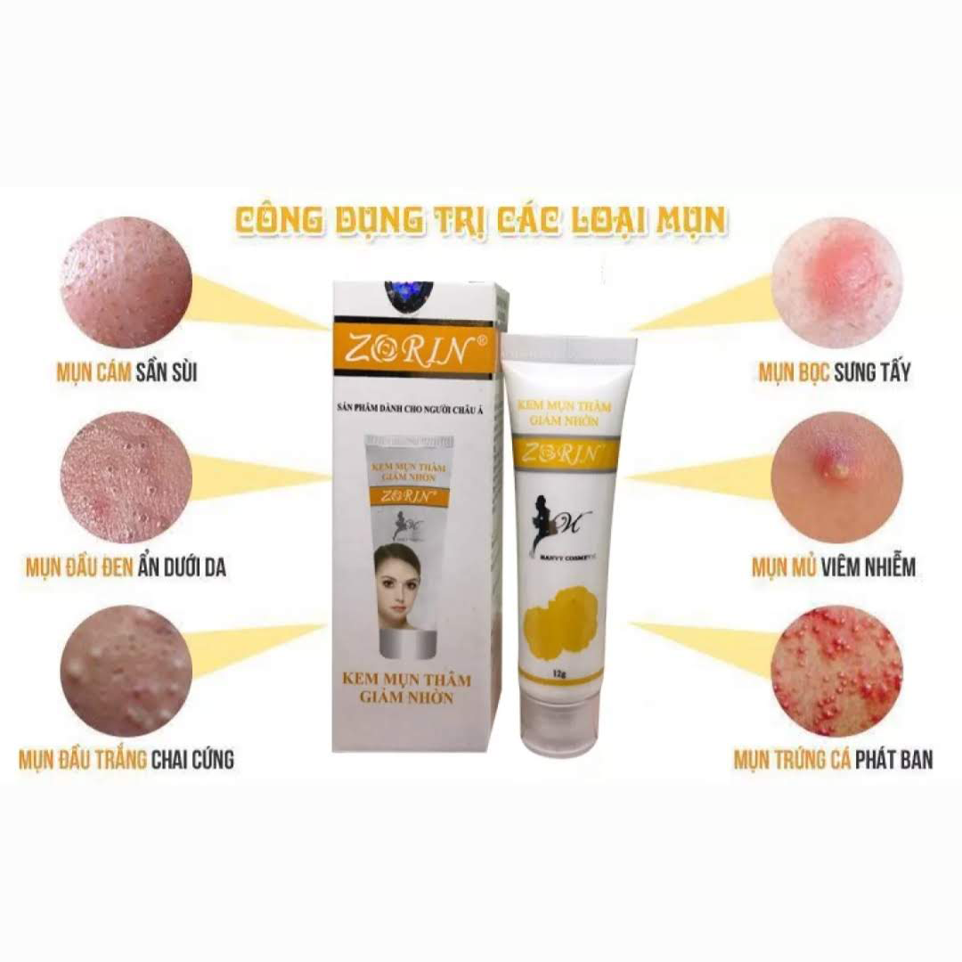 [HCM]KEM ZORIN MỤN THÂM GIẢM NHỜN 12G