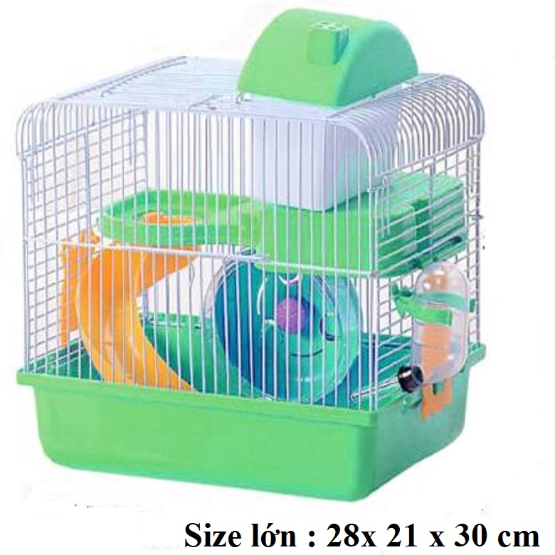 Lồng chuột hamster đầy đủ phụ kiện [ MUA LỒNG TẶNG THỨC ĂN ] [ Sản phẩm và phụ kiện như hình ]