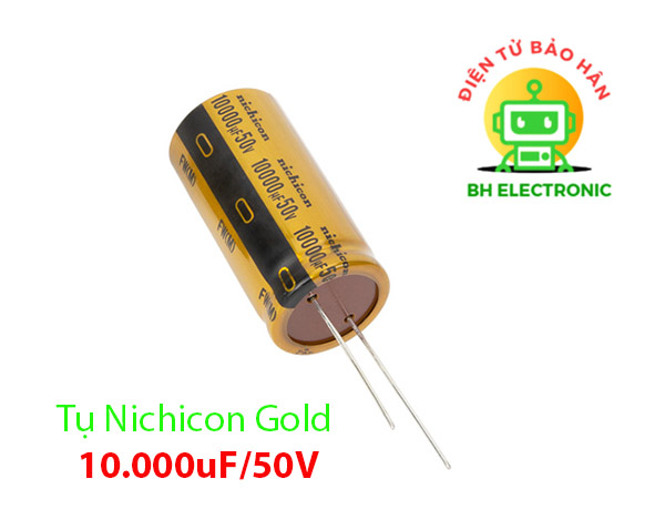 Tụ Nichicon FW Gold 10000uF/50V