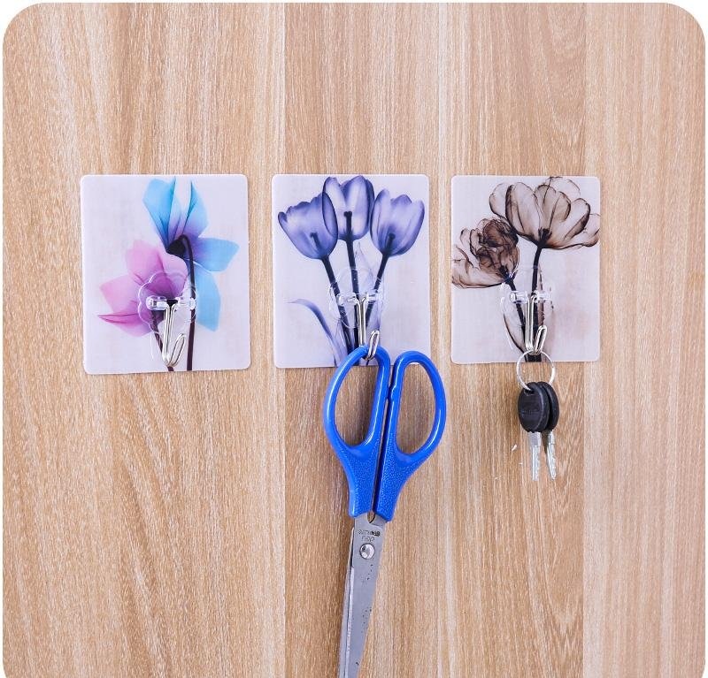 Combo 5 Móc Treo Dán Tường 3D Siêu Dính Cao Cấp