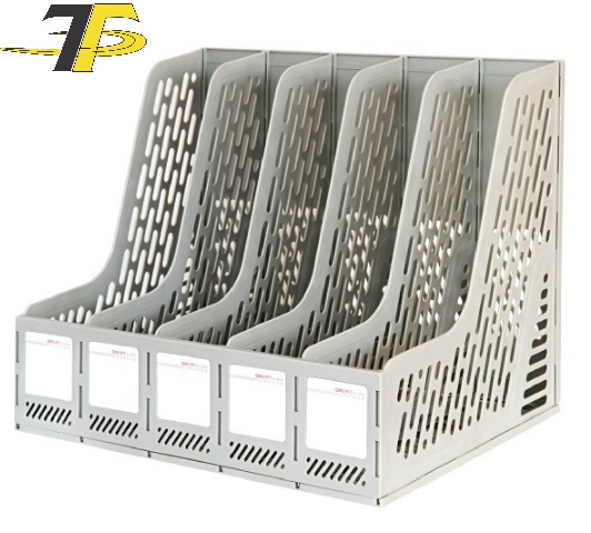 Khay tài liệu 5 ngăn đứng Deli 9838