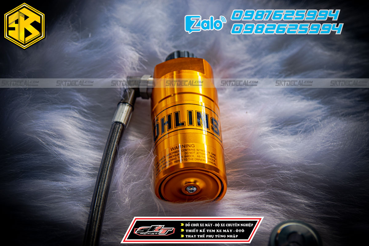 Phuộc Ohlins bình dầu exciter 150