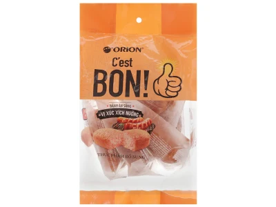 [Siêu thị VinMart] - Bánh bông lan vị xúc xích nướng Orion Cest Bon gói 85g (5 bánh)