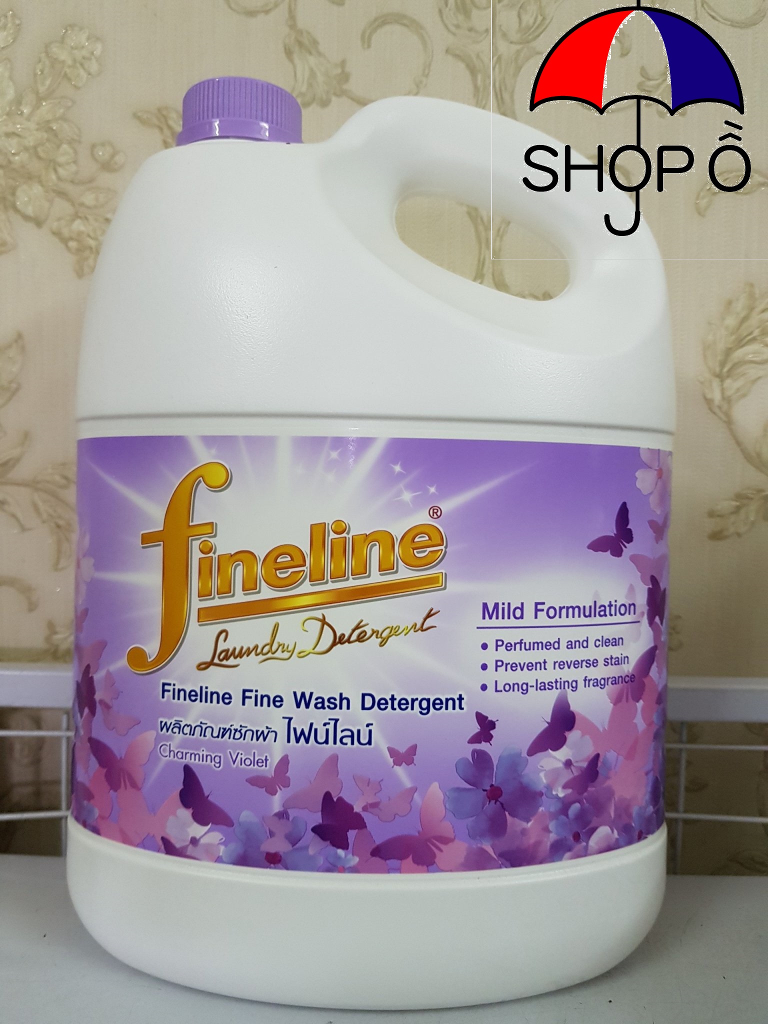 [HCM]Combo 2 can nước giặt Fineline 3000ml màu tím