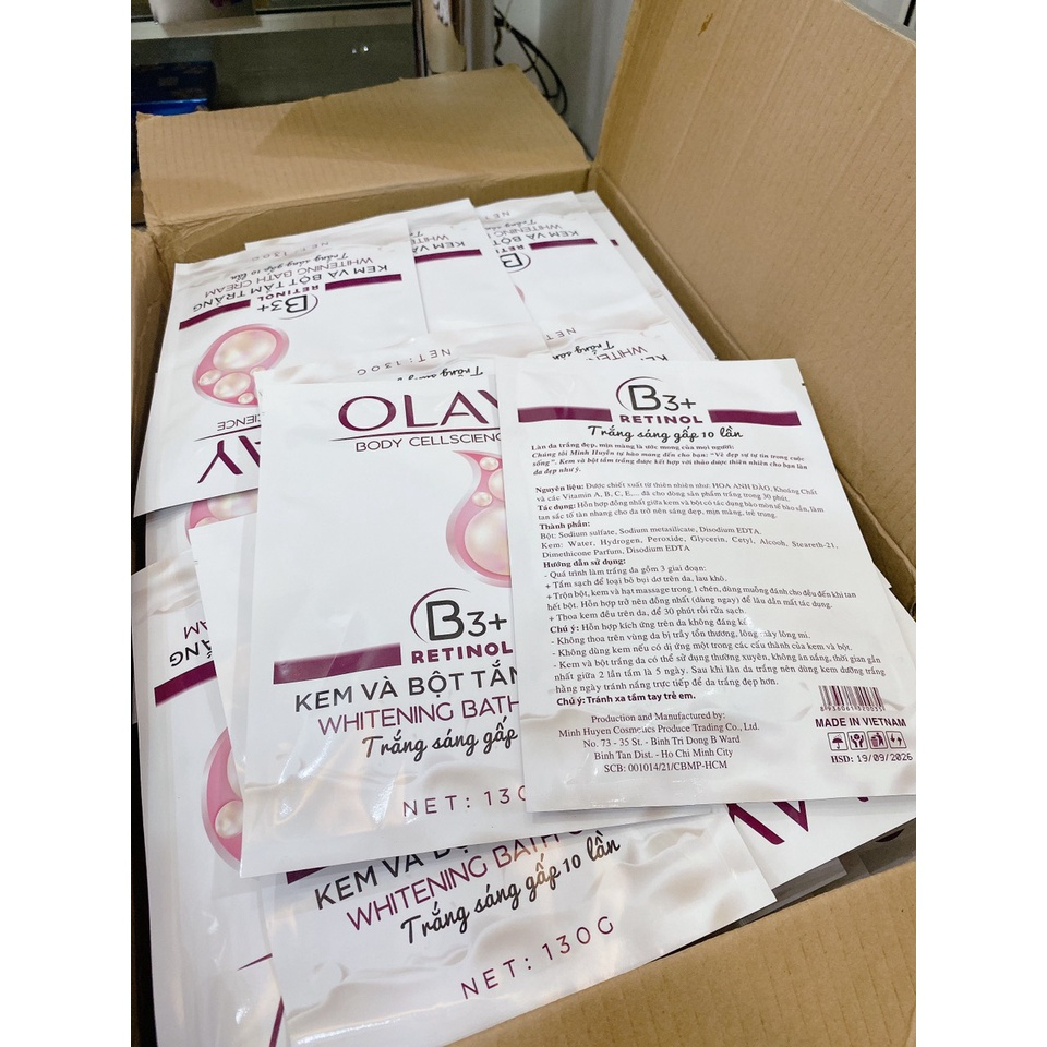 Tắm trắng Olay Body Cellscience, bật tone nhanh