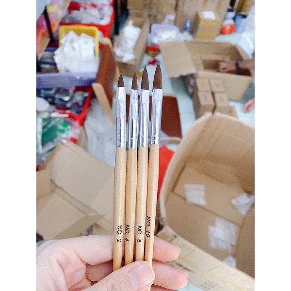 Cọ làm hoa nổi , đắp bột , nặn charm nail