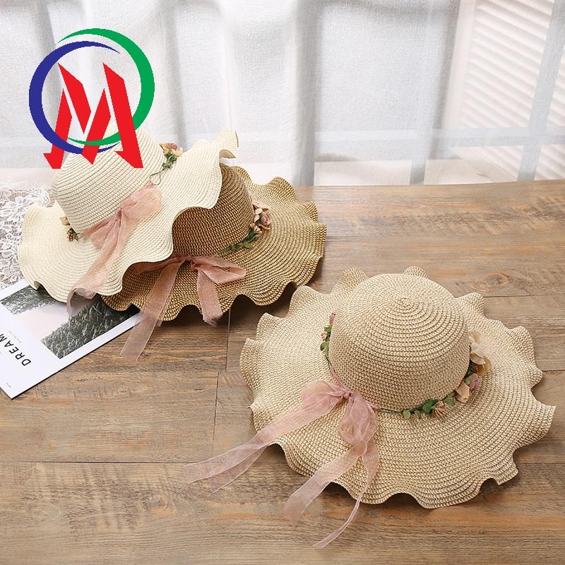 [HCM][Hàng hót - Giá rẻ] Mũ đi biển vành rộng có vòng hoa