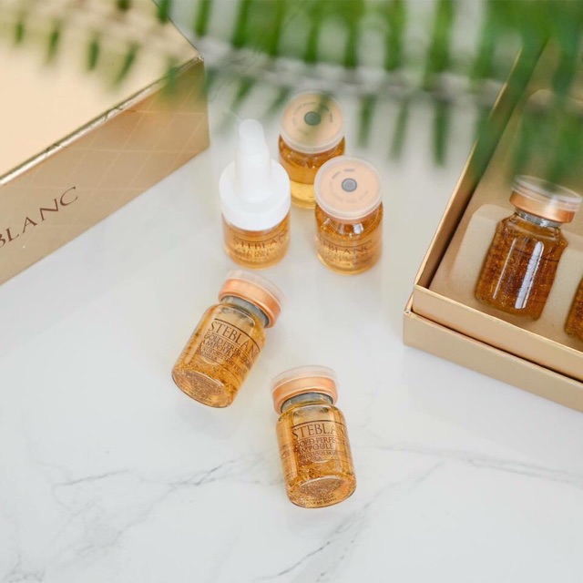 [Hcm]Tinh Chất Vàng 24K Steblanc Gold Perfection Ampoule - Phân Phối Bởi Nhà Suga