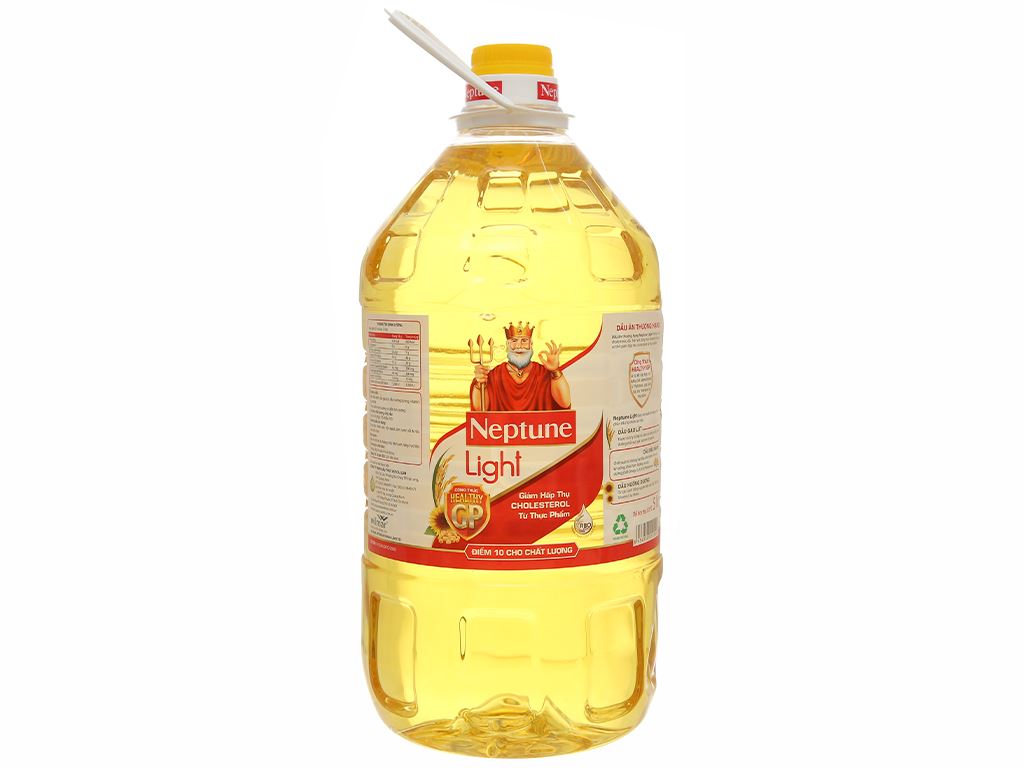 [5L Bottle] Neptune Light Premium Cooking Oil 5L