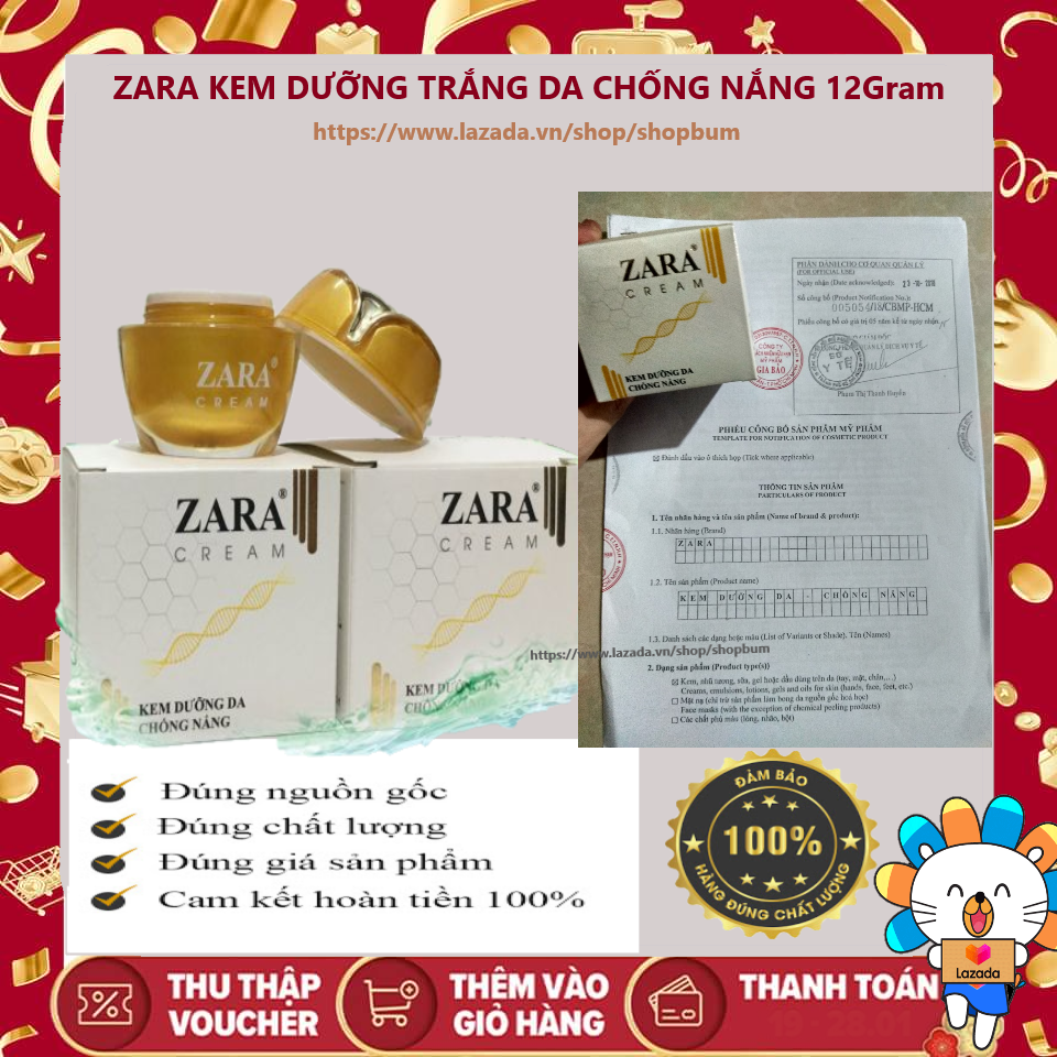 kem dưỡng trắng da chống nắng zara