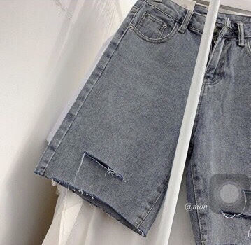 QUẦN JEANS NGỐ RÁCH 3 LINE