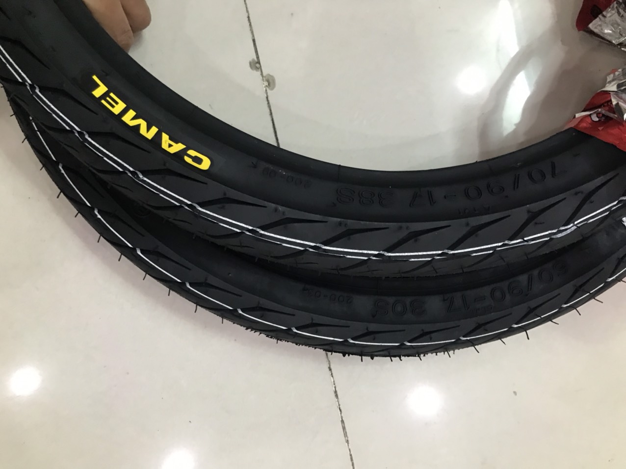 VỎ CAMEL CM 200 KHÔNG RUỘT 60/90-17 VÀ 70/90-17 HÀNG CHÍNH HÃNG THÁI LAN