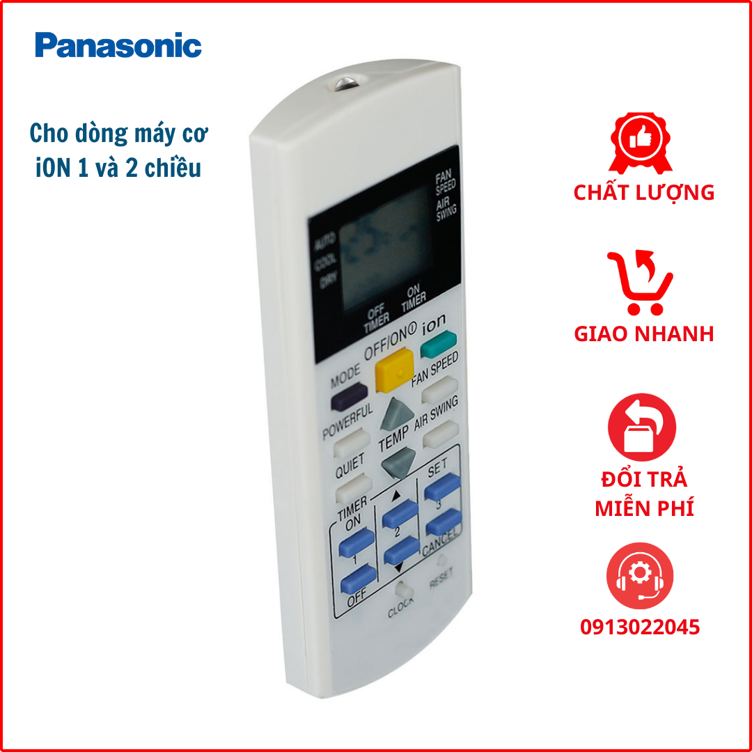 Remote máy lạnh Panasonic (ION)