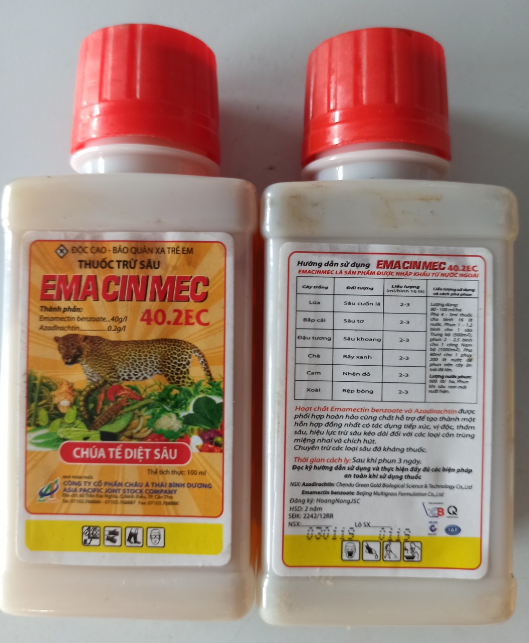 Thuốc trừ sâu EMACIMEC 40.2 EC - Chai 100ml