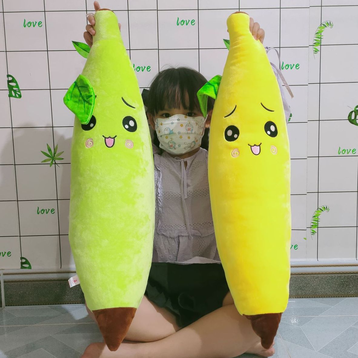 GỐI ÔM HÌNH TRÁI CHUỐI SIZE LỚN CHO BÉ