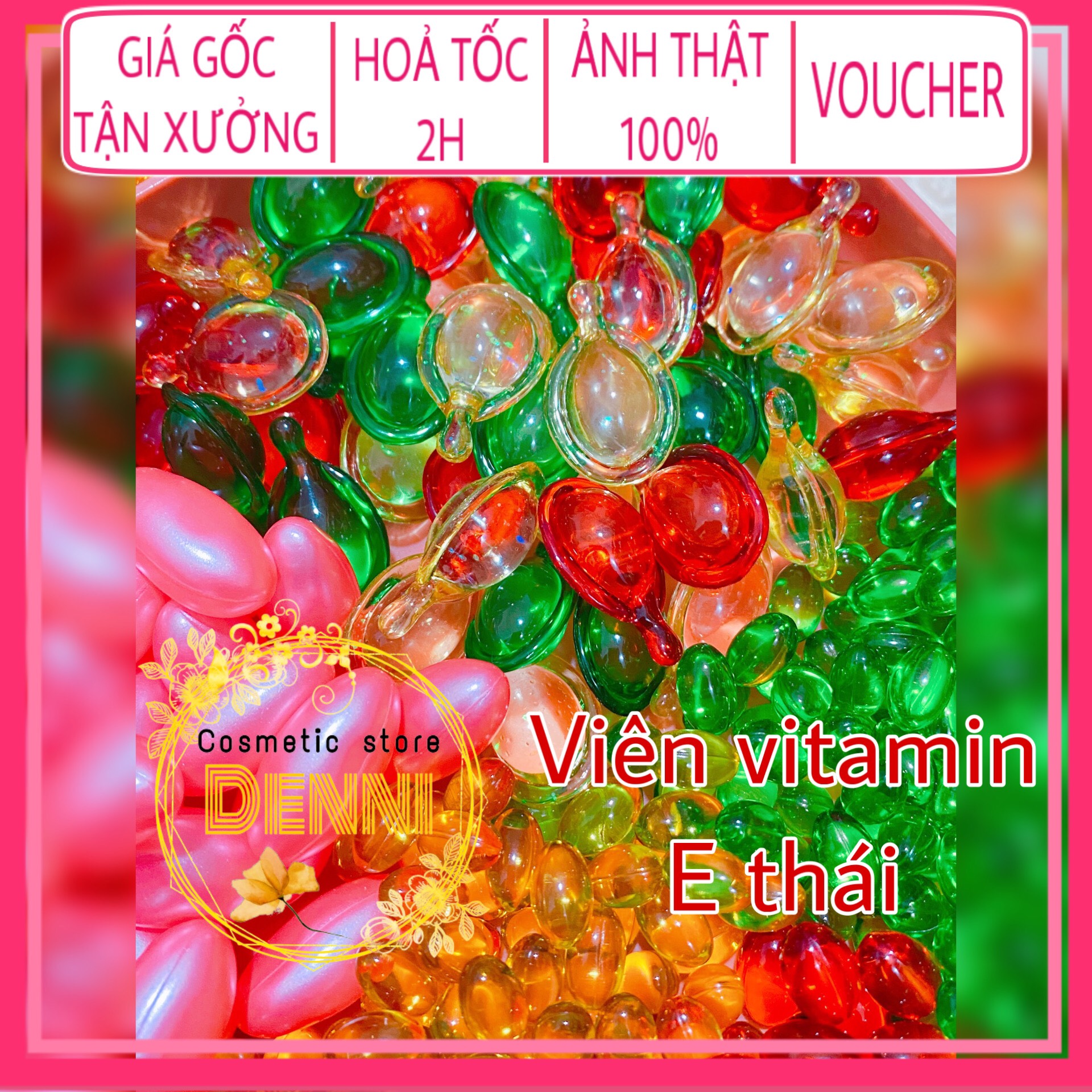 [Hcm]Sỉ 100 viên vitamin e thái