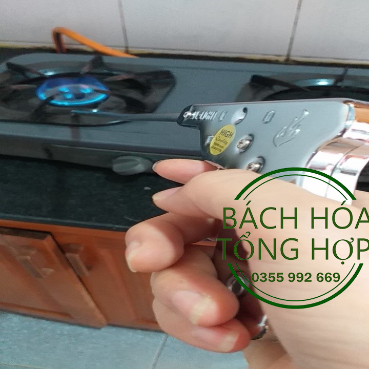 Dụng cụ mồi bếp ga-Bật lửa mồi bếp gas đánh tia lửa MADE IN JANPAN SPARK-L INOX