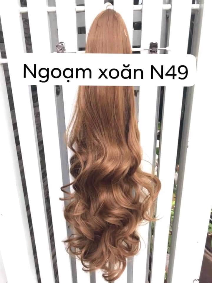Ngoạm tóc giả xoăn lơi 60cm