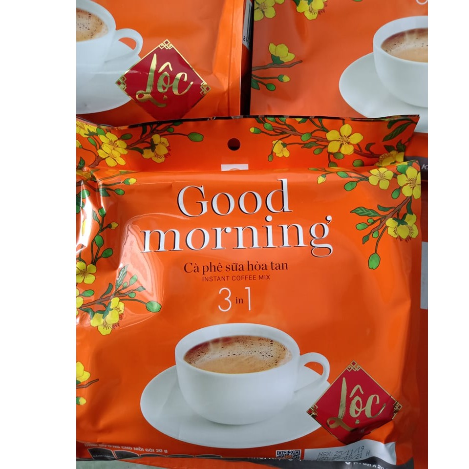 Cà phê sữa Trần Quang Goodmorning bịch 24 gói