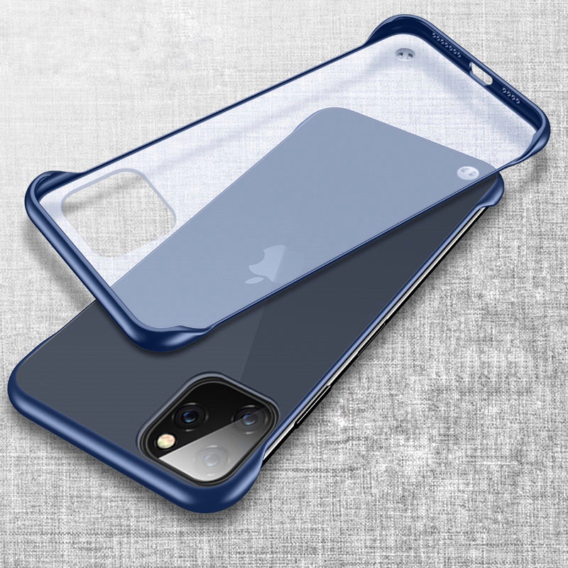 Ốp lưng Iphone 11 Pro Max nhám mờ siêu mỏng không bo viền ôm khít máy