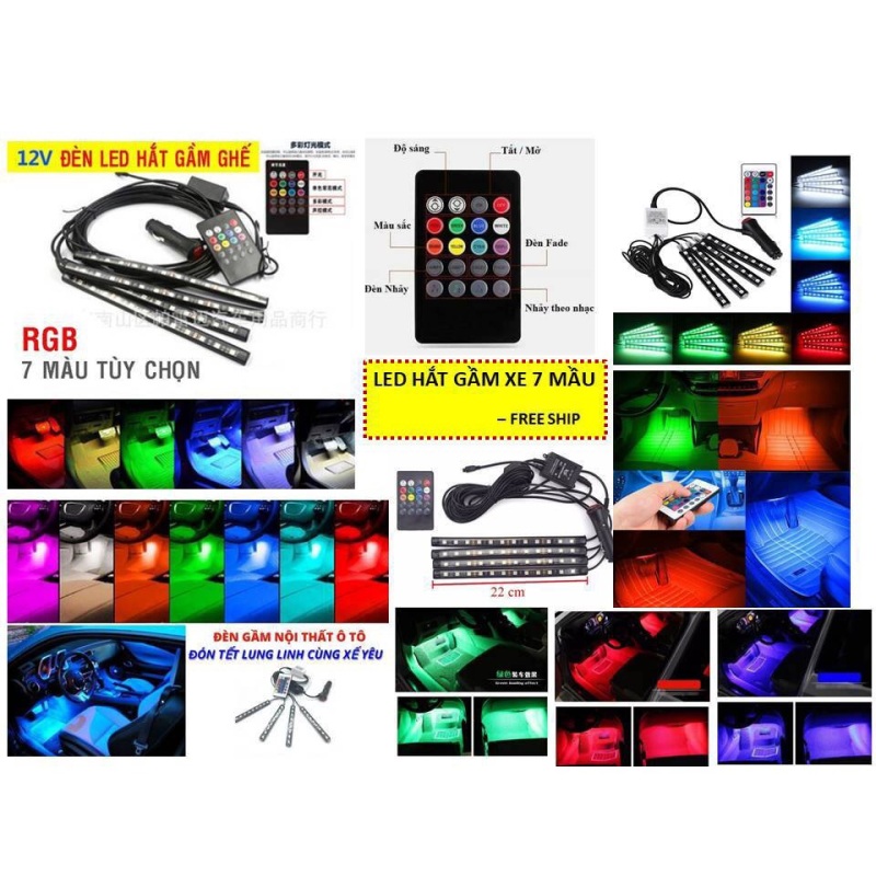 Đèn led gầm ghế ôtô