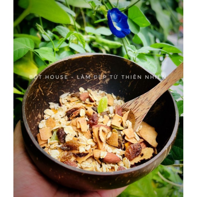 ( 500 GR ) GRANOLA SIÊU HẠT NGŨ CỐC DINH DƯỠNG EAT CLEAN NHÀ BỘT