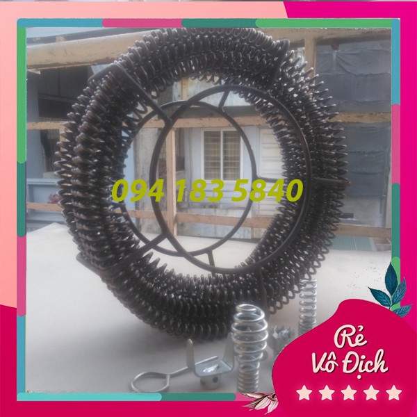 Dây thông cống lò xo Phi 16 dài 15m dùng máy khoan💰FREESHIP💰
