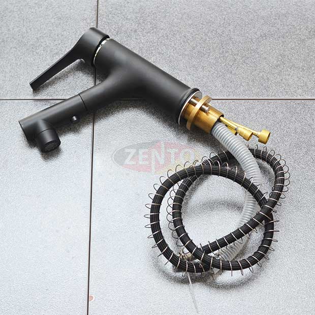 Vòi lavabo nóng lạnh Pulldown Spray ZT2130-B
