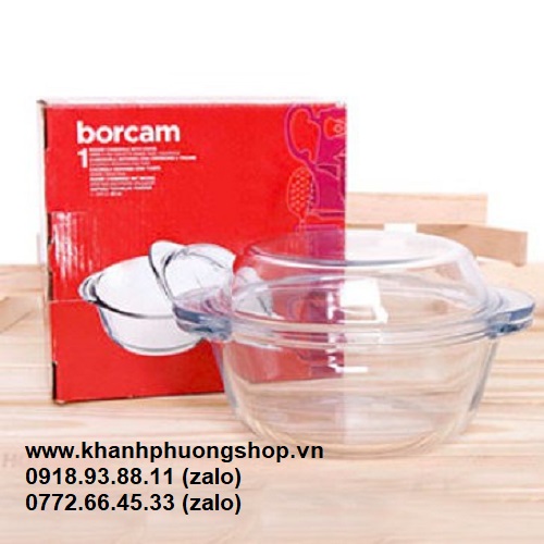 nồi thủy tinh có nắp - nồi thủy tinh
